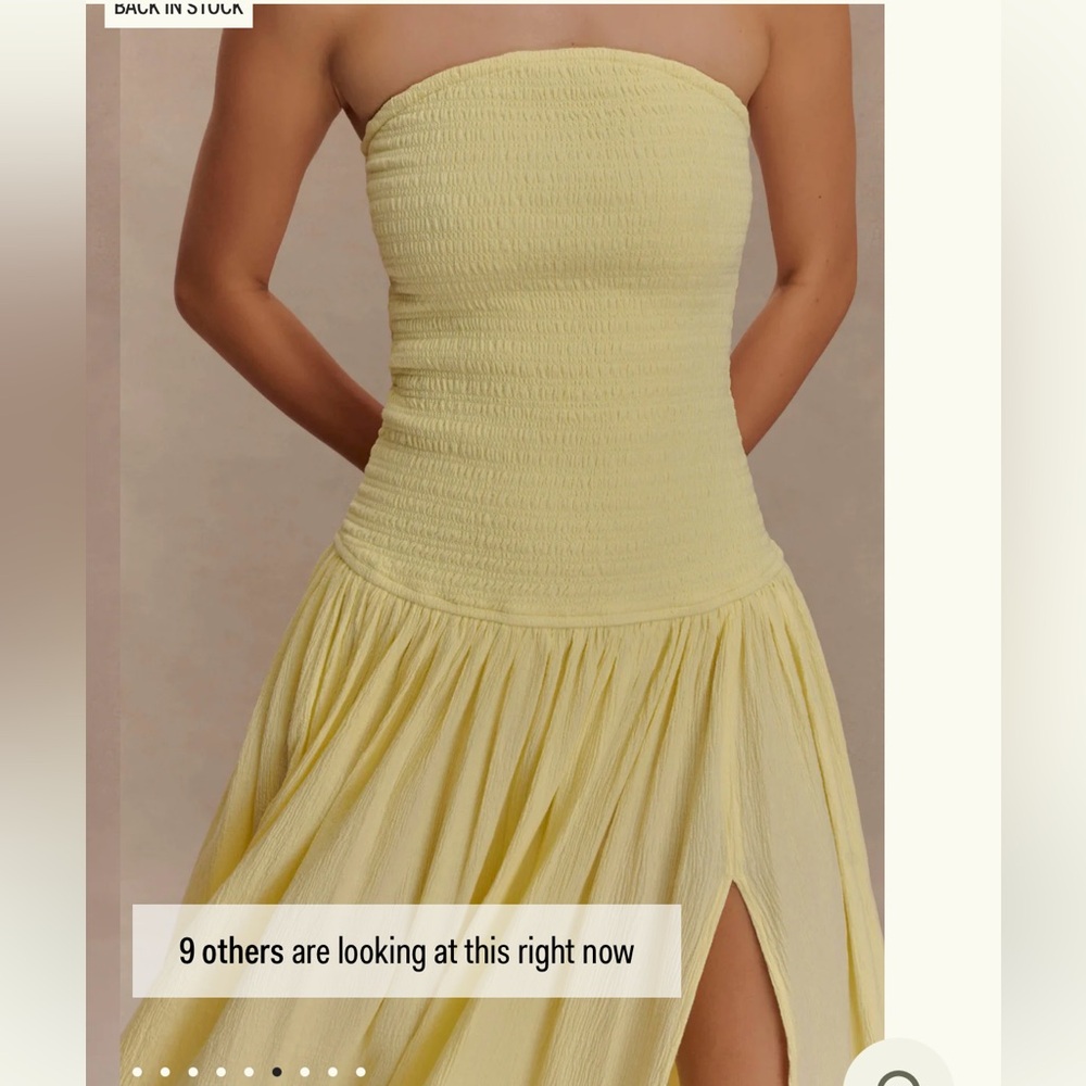 Meshki Maureen Cotton Shirring Maxi Dress (XXS, NWT) - Picture 4 of 9